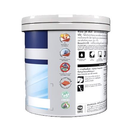 สีทาหลังคา ชนิดกึ่งเงา TOA ROOF PAINT R312 สีเขียวมรกต 1 แกลลอน_1