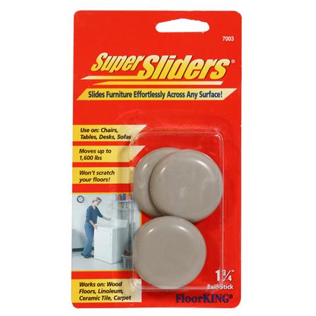 FURNITURE SLIDER SUPER SLIDERS 4700395 ROUND 1-3/4+1
