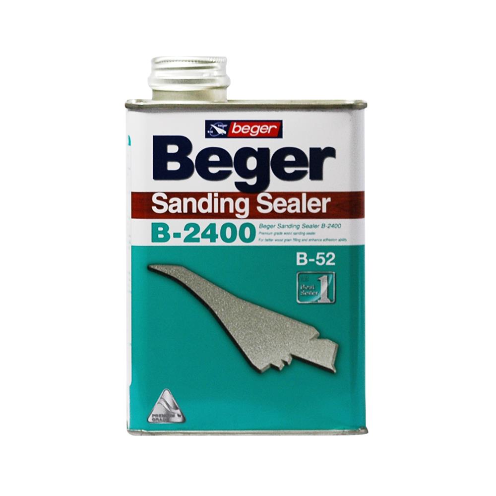 สีรองพื้นไม้ BEGER SANDING SEALER B2400 1 แกลลอน