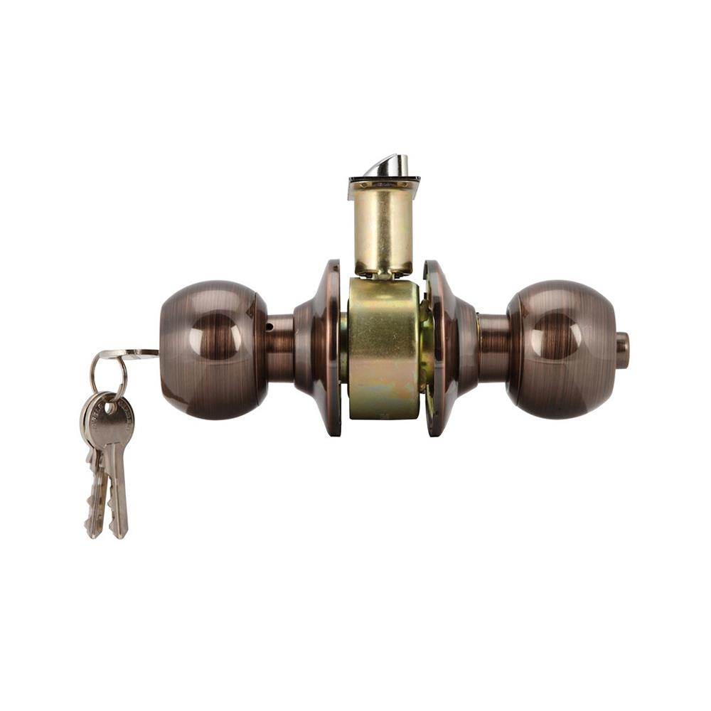 ลูกบิดประตู หัวกลม HAFELE 489.93.144 สีทองแดงรมดำ