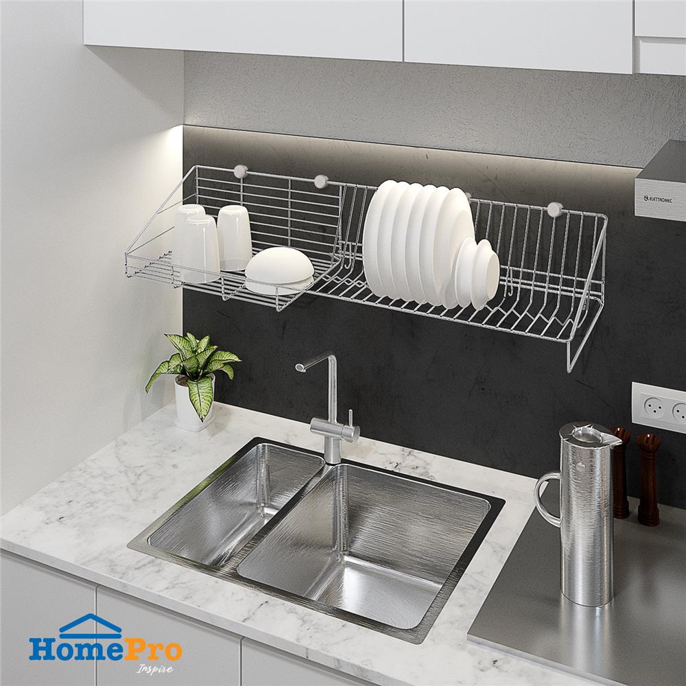 ชั้นคว่ำจานติดผนัง100cm HC/KECH HWS005