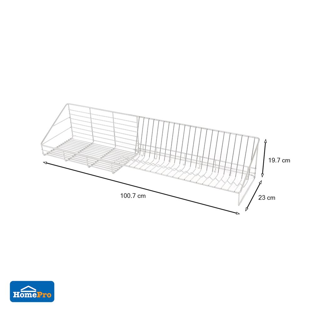 ชั้นคว่ำจานติดผนัง100cm HC/KECH HWS005