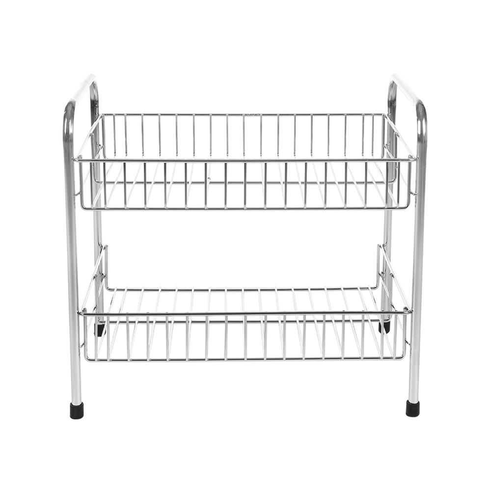 ชั้นวางจาน S สเตนเลส 2 ชั้น KECH HWS014