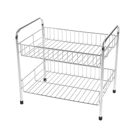 ชั้นวางจาน S สเตนเลส 2 ชั้น KECH HWS014