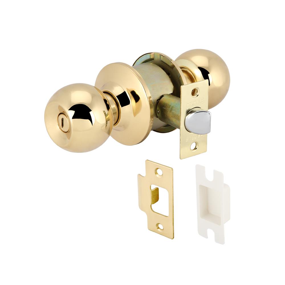 ลูกบิดห้องน้ำ หัวกลม HAFELE 489.93.147 สีทองเหลืองเงา