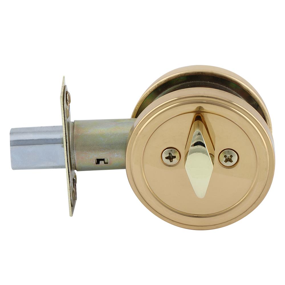 กุญแจลิ้นตาย 1 ด้าน HAFELE 911.22.396 สีทองเหลืองเงา