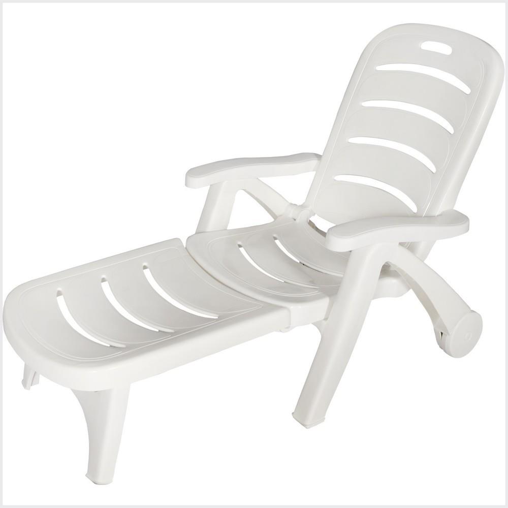 เก้าอี้ริมสระ SPRING JASMINE XDC-119 สีขาว