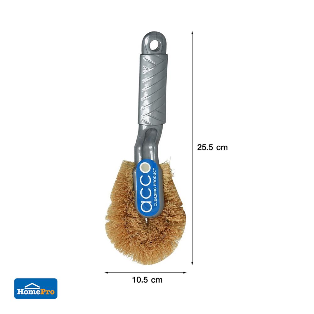 แปรงกากมะพร้าว ล้างสุขภัณฑ์ ACCO 755 สีเทา