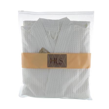 ชุดคลุมอาบน้ำ HOME LIVING STYLE WAFFLE สีขาว_2