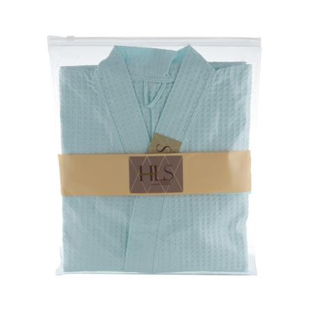 ชุดคลุมอาบน้ำ HOME LIVING STYLE WAFFLE สีน้ำเงิน_2