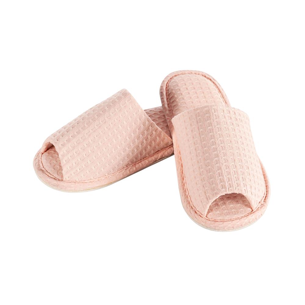 รองเท้าสลิปเปอร์ HOME LIVING STYLE WAFFLE WAFFLE สีชมพู
