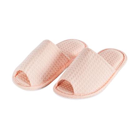 รองเท้าสลิปเปอร์ HOME LIVING STYLE WAFFLE WAFFLE สีชมพู_1