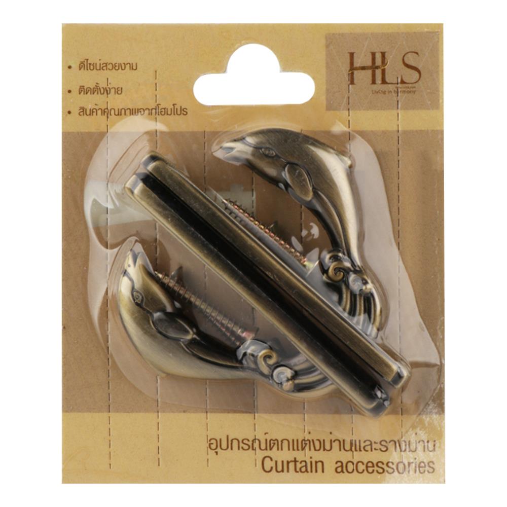 ตะขอเกี่ยว HOME LIVING STYLE ปลาโลมา ทองเหลือง