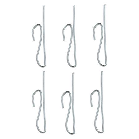 ตะขอม่านจีบ HOME LIVING STYLE สีเงิน แพ็ก 80 ชิ้น