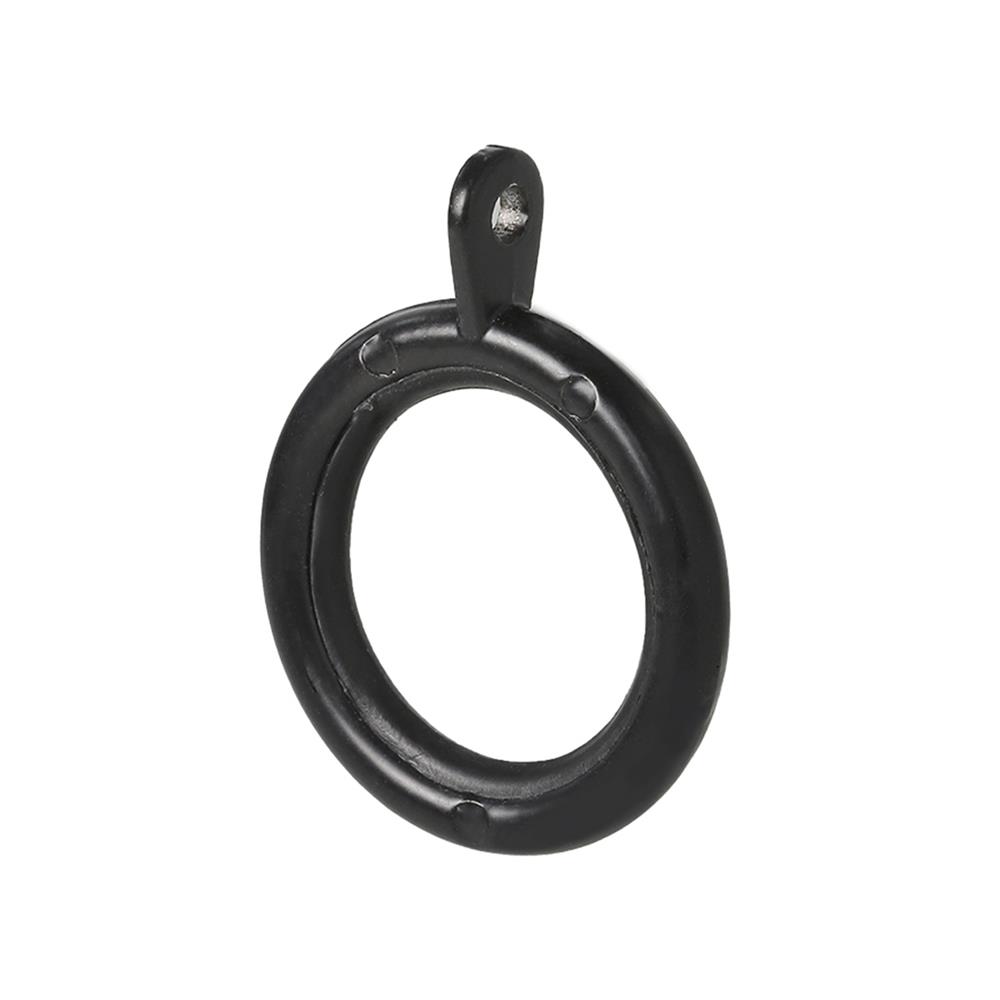 ห่วงคล้องรางเหล็ก HOME LIVING STYLE 30 มม. สีดำ (แพ็ก 10 ชิ้น)