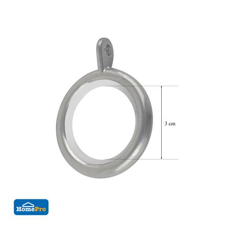 ห่วงคล้องรางเหล็ก HOME LIVING STYLE 30 มม. สีเงิน (แพ็ก 10 ชิ้น)_5