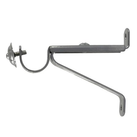 ขารับราง 1 ชั้น เหล็ก HOME LIVING STYLE 19 มม. สีเงิน_1