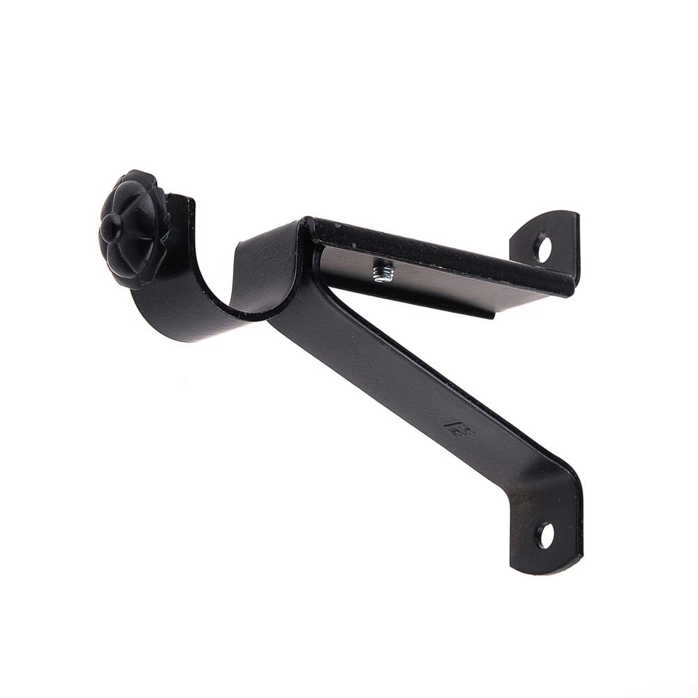 ขารับราง 1 ชั้น เหล็ก HOME LIVING STYLE 19 มม. สีดำ