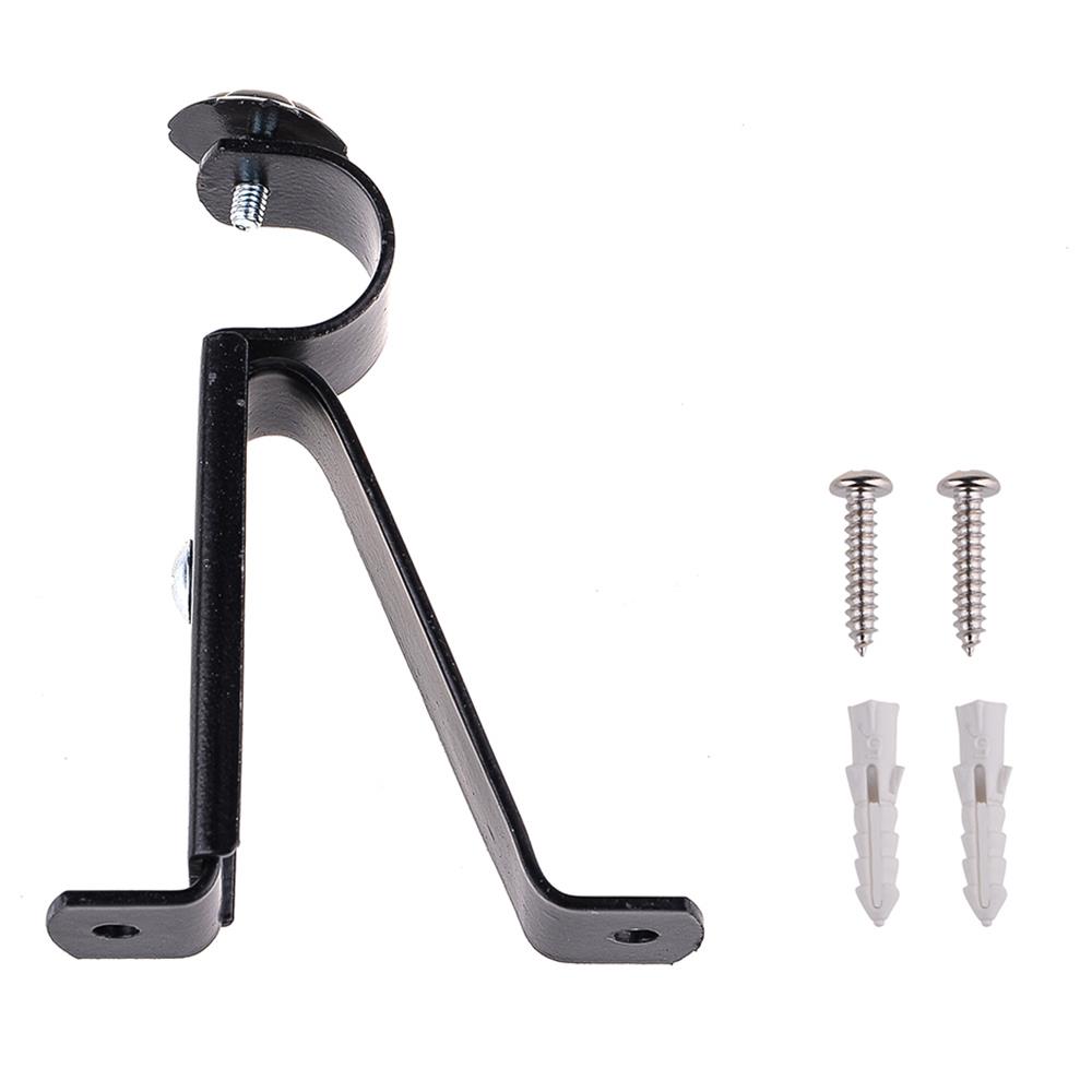 ขารับราง 1 ชั้น เหล็ก HOME LIVING STYLE 19 มม. สีดำ