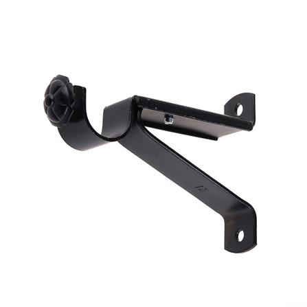 ขารับราง 1 ชั้น เหล็ก HOME LIVING STYLE 19 มม. สีดำ