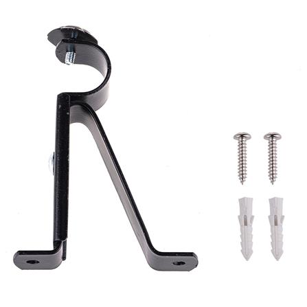 ขารับราง 1 ชั้น เหล็ก HOME LIVING STYLE 19 มม. สีดำ_2