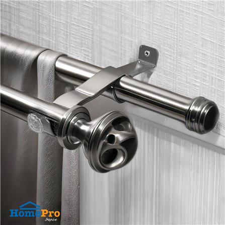 ขารับราง 2 ชั้น HOME LIVING STYLE 19 มม. สีเงิน_3