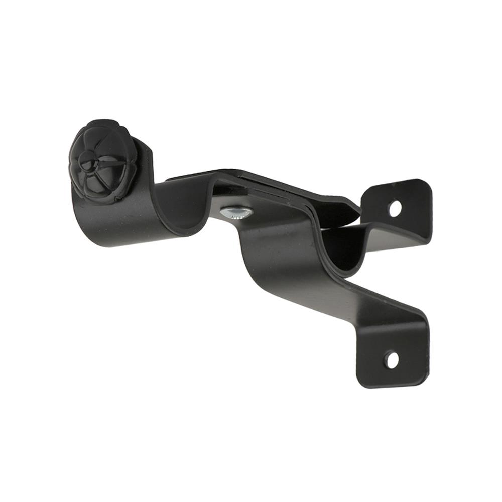 ขารับราง 2 ชั้น เหล็ก HOME LIVING STYLE 19 มม. สีดำ