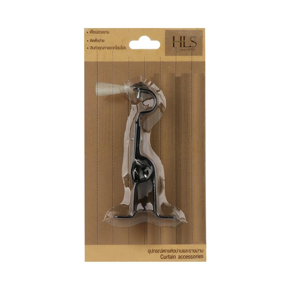 ขารับราง 2 ชั้น เหล็ก HOME LIVING STYLE 19 มม. สีดำ