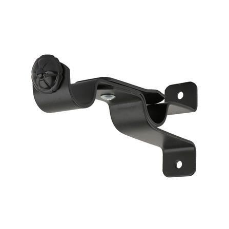 ขารับราง 2 ชั้น เหล็ก HOME LIVING STYLE 19 มม. สีดำ