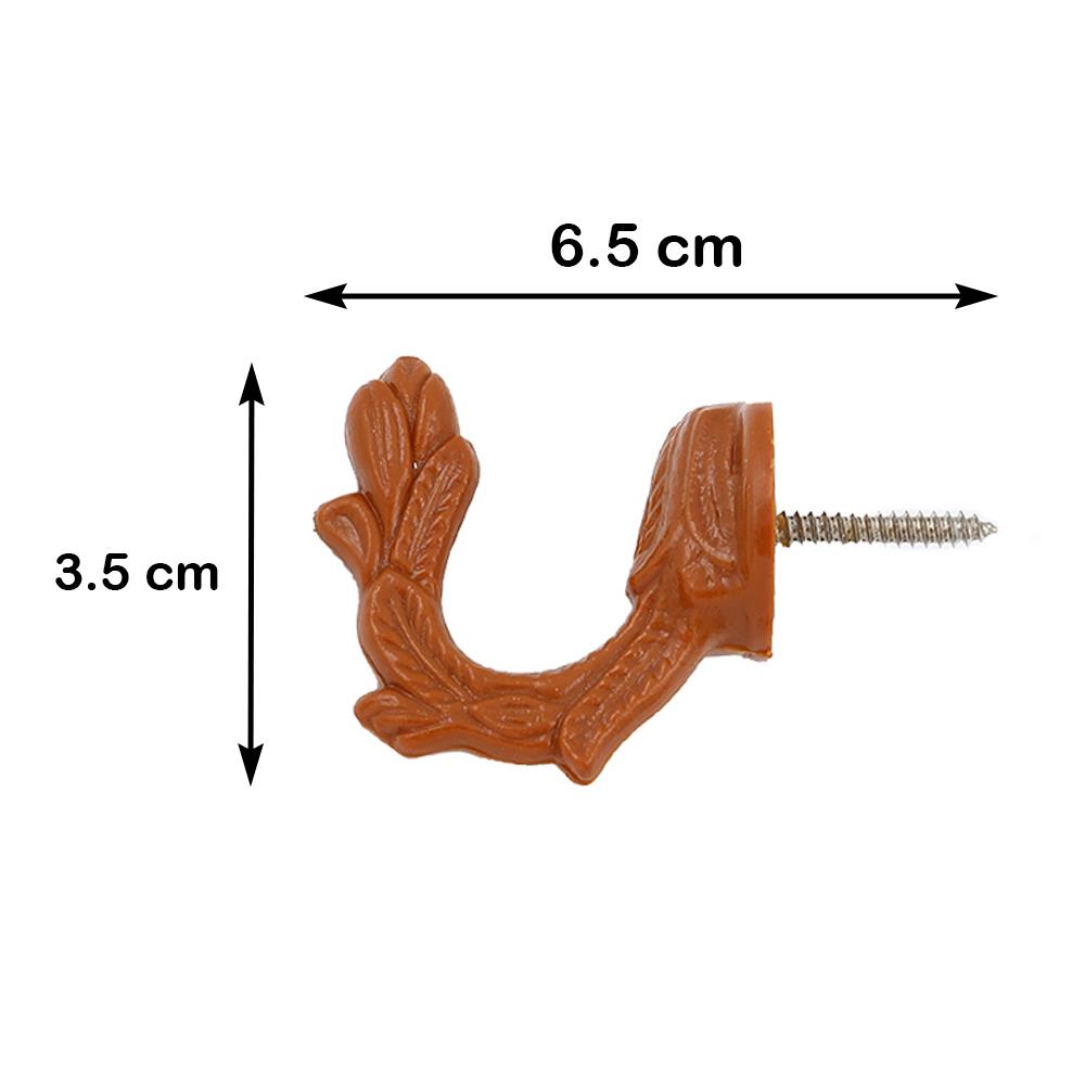 ตะขอเกี่ยว HOME LIVING STYLE กลีบดอกไม้ สีน้ำตาล