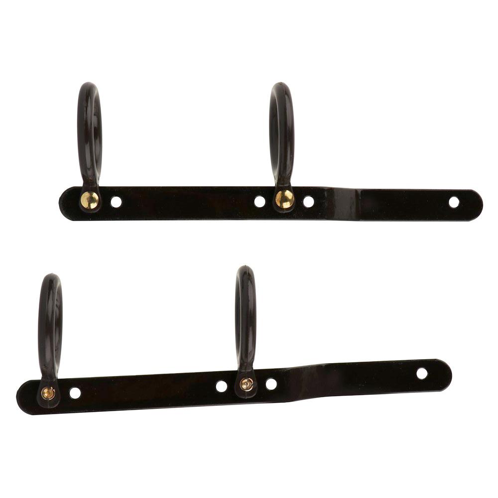 ห่วงสไลด์คู่เหล็ก 33 มม. HOME LIVING STYLE สีน้ำตาลเข้ม