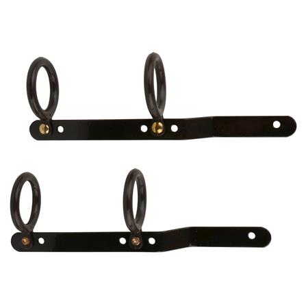 ห่วงสไลด์คู่เหล็ก 33 มม. HOME LIVING STYLE สีน้ำตาลเข้ม_0