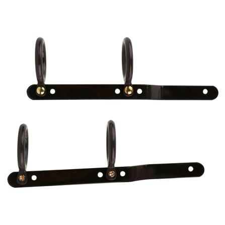 ห่วงสไลด์คู่เหล็ก 33 มม. HOME LIVING STYLE สีน้ำตาลเข้ม_1