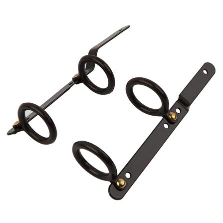 ห่วงสไลด์คู่เหล็ก 33 มม. HOME LIVING STYLE สีน้ำตาลเข้ม_2