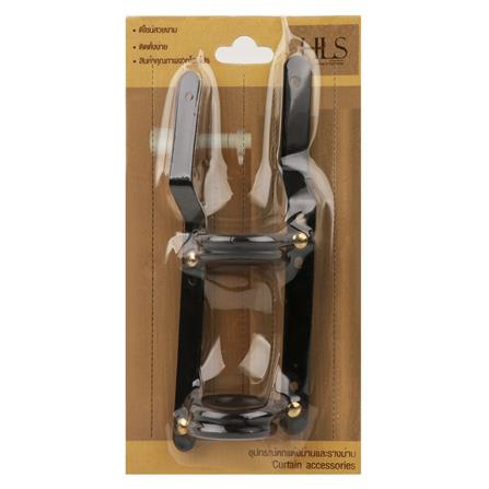 ห่วงสไลด์คู่เหล็ก 33 มม. HOME LIVING STYLE สีน้ำตาลเข้ม_3