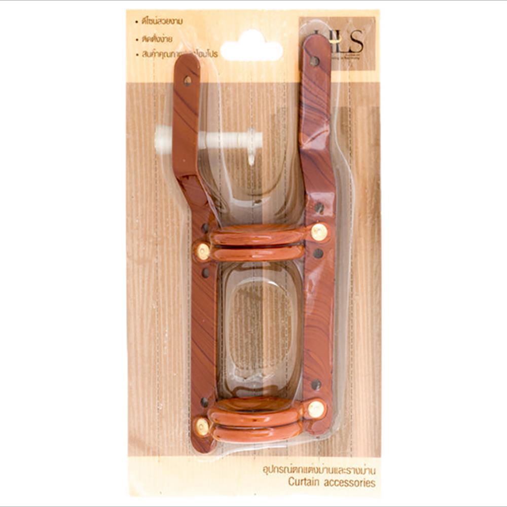 ห่วงสไลด์คู่เหล็ก 33 มม. HOME LIVING STYLE สีน้ำตาล