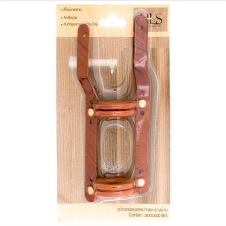 ห่วงสไลด์คู่เหล็ก 33 มม. HOME LIVING STYLE สีน้ำตาล_1