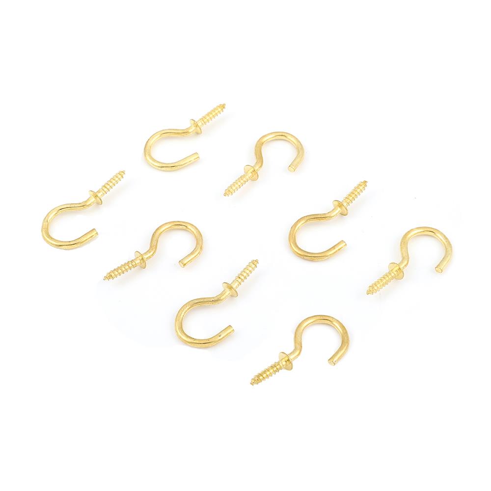 ตะขอเกี่ยว HOME LIVING STYLE สีทอง แพ็ก 10 ชิ้น