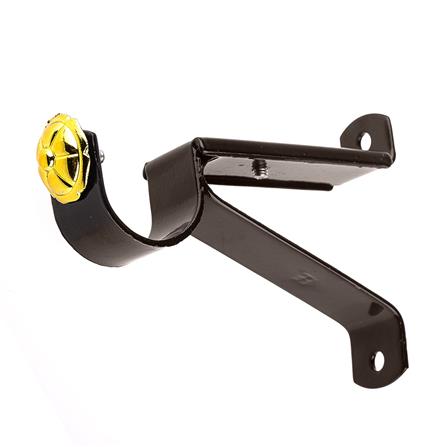 ขารับราง 1 ชั้น เหล็ก HOME LIVING STYLE 25 มม. สีน้ำตาลเข้ม