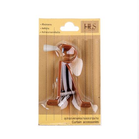 ขารับราง 1 ชั้น เหล็ก HOME LIVING STYLE 25 มม. สีน้ำตาล_2