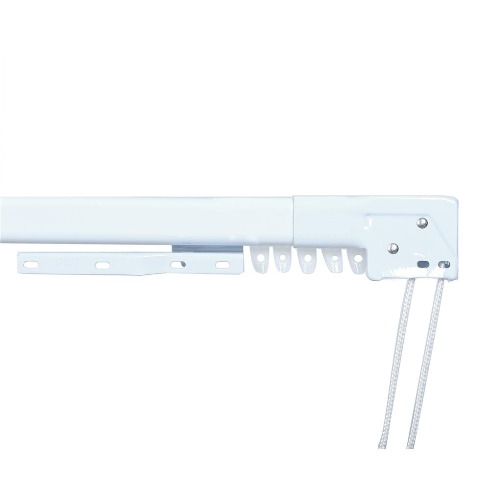 รางอะลูมิเนียม ยืดหด HOME LIVING STYLE ซี 74-125 ซม. สีขาว