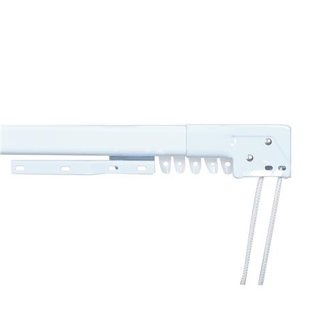 รางอะลูมิเนียม ยืดหด HOME LIVING STYLE ซี 74-125 ซม. สีขาว_0