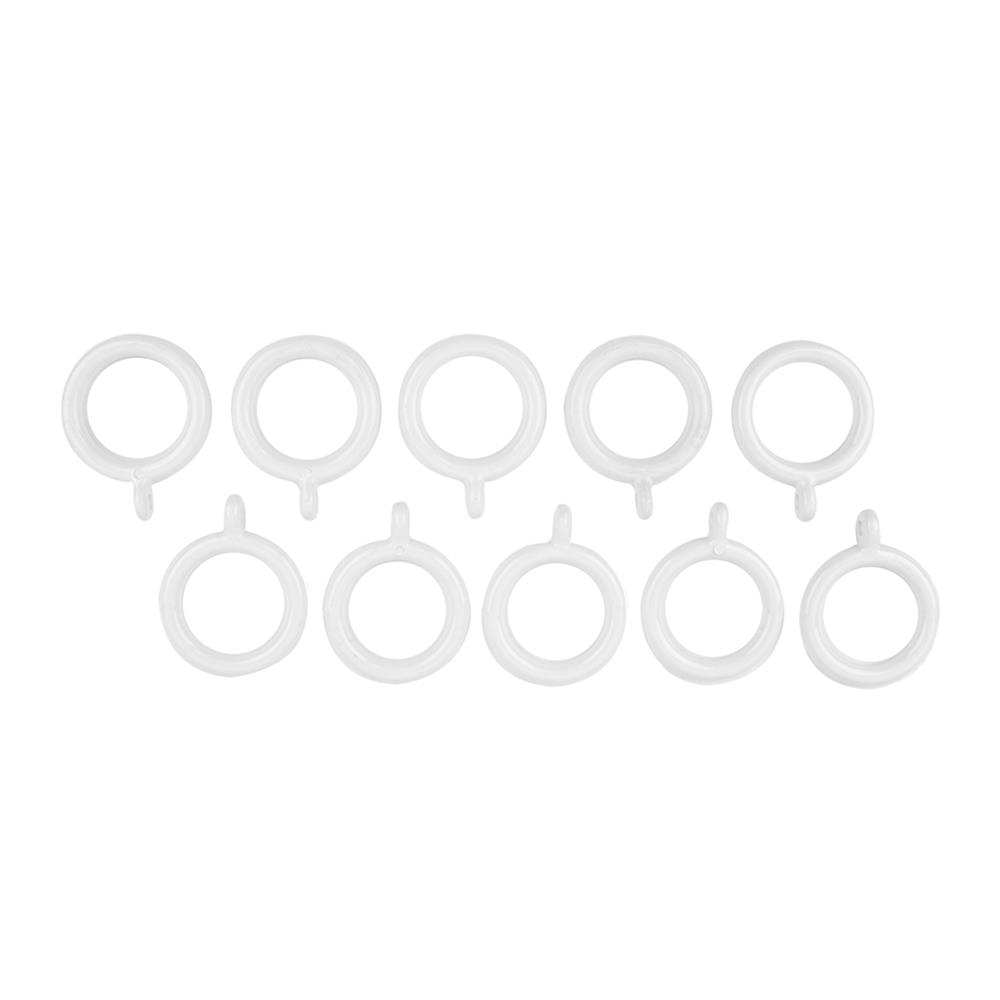 ห่วงคล้องราง HOME LIVING STYLE 33 มม. สีขาว (แพ็ก 10 ชิ้น)