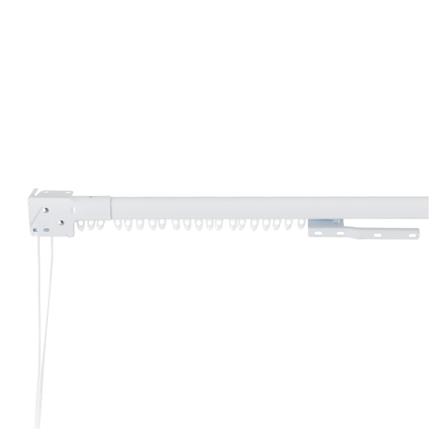 รางอะลูมิเนียม ยืดหด HOME LIVING STYLE ซี 212-405 ซม. สีขาว