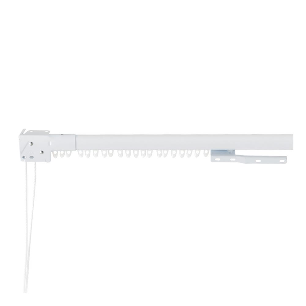 รางอะลูมิเนียม ยืดหด HOME LIVING STYLE ซี 163-310 ซม. สีขาว