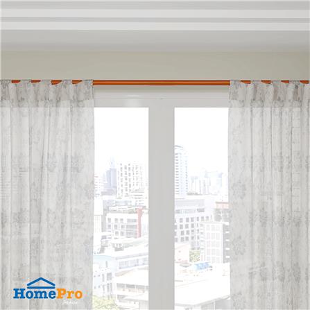 รางผ้าม่าน D.I.Y. HOME LIVING STYLE อะลูมิเนียม 1.5 ม. สีน้ำตาล_3