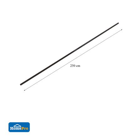 รางผ้าม่าน D.I.Y. HOME LIVING STYLE อะลูมิเนียม 2.5 ม. สีน้ำตาลเข้ม_4