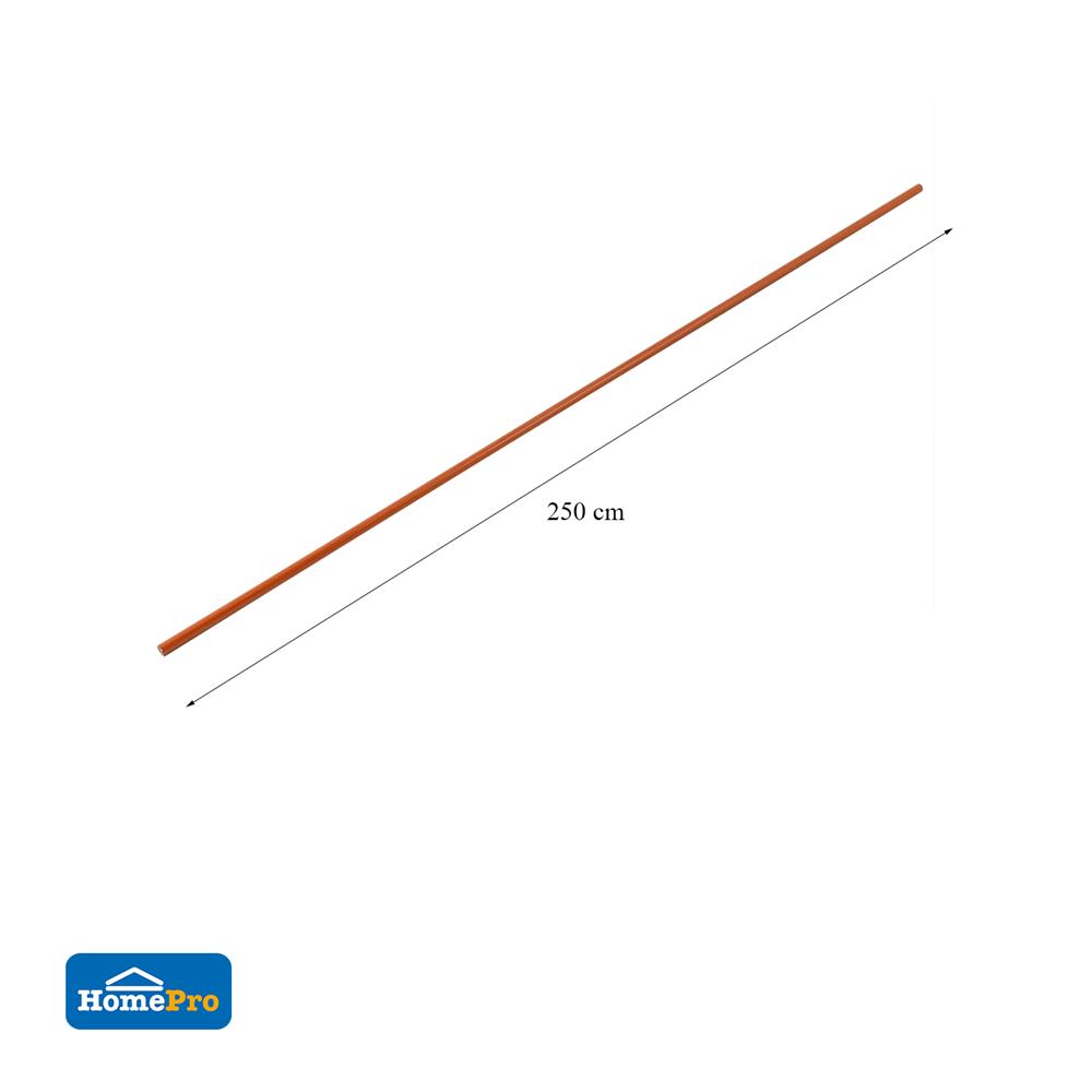 รางผ้าม่าน D.I.Y. HOME LIVING STYLE อะลูมิเนียม 2.5 ม. สีน้ำตาล