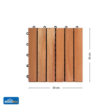 ทางเท้าไม้เนื้อแข็ง-ลอน SPRING 30x30 ซม._6