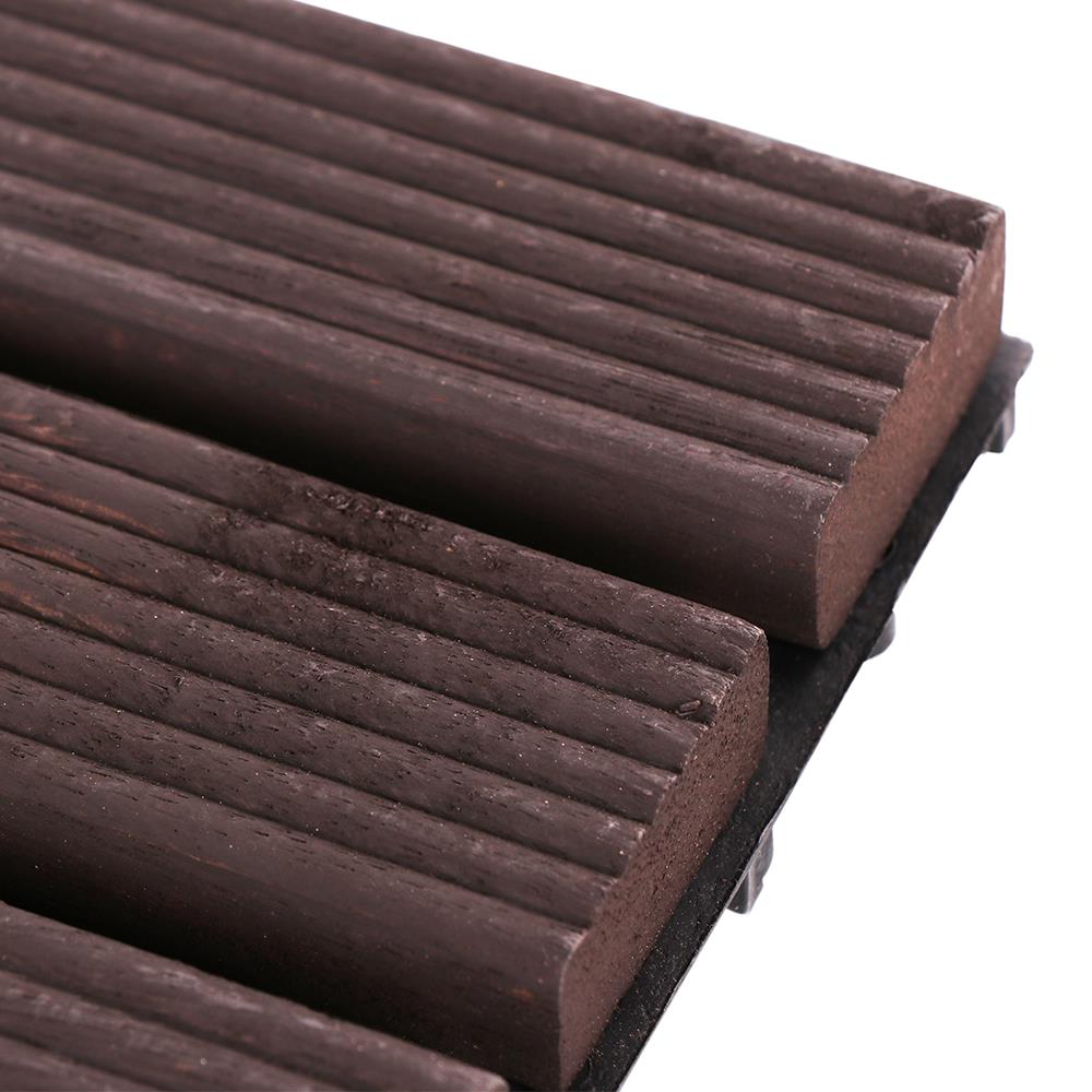 ทางเท้าไม้แคมปัสทำสี SPRING 30x30 ซม.